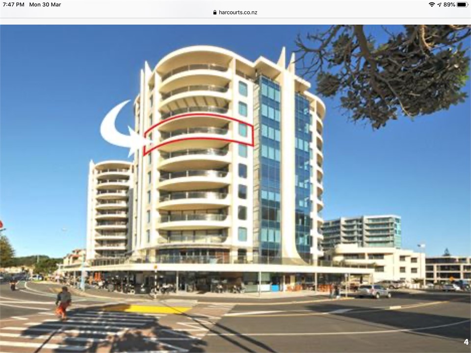 Mount Maunganui Apartment 7A at 1 Marine Pde. Mt Maunganui Apartment