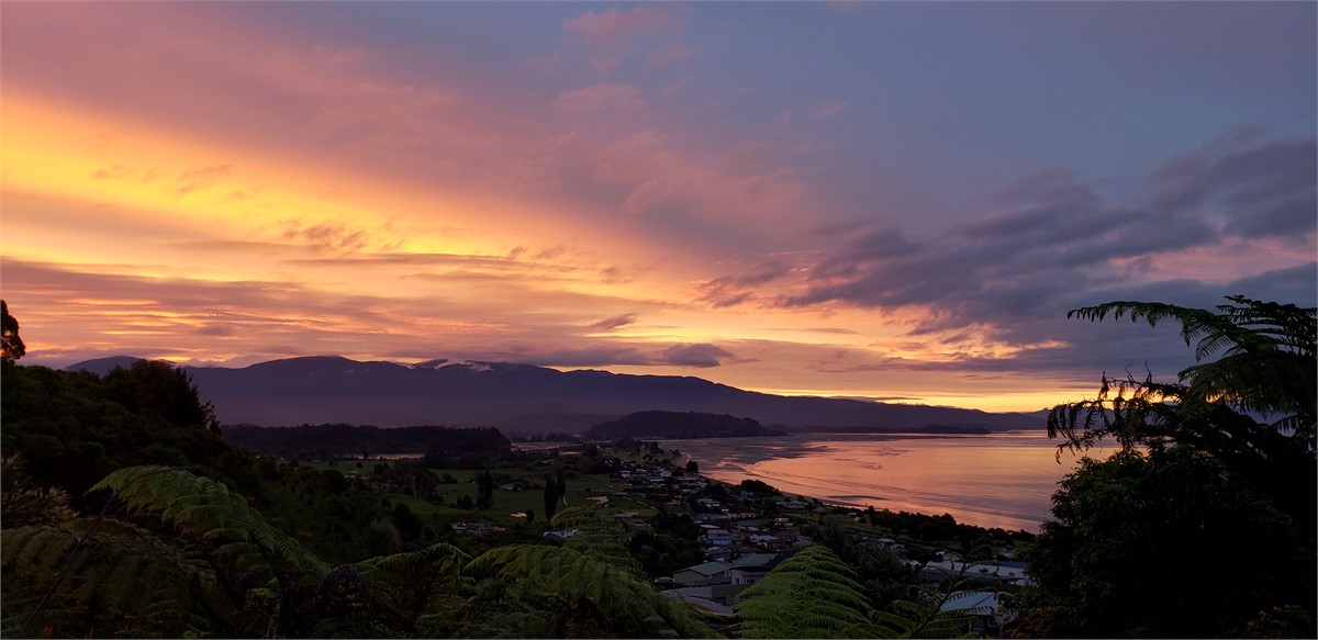 One of the many stunning sunsets