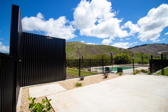 Have a splash in the outdoor shower