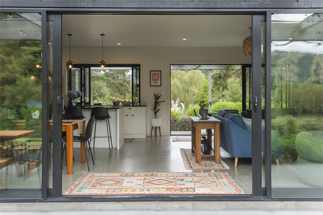 Open concept living area