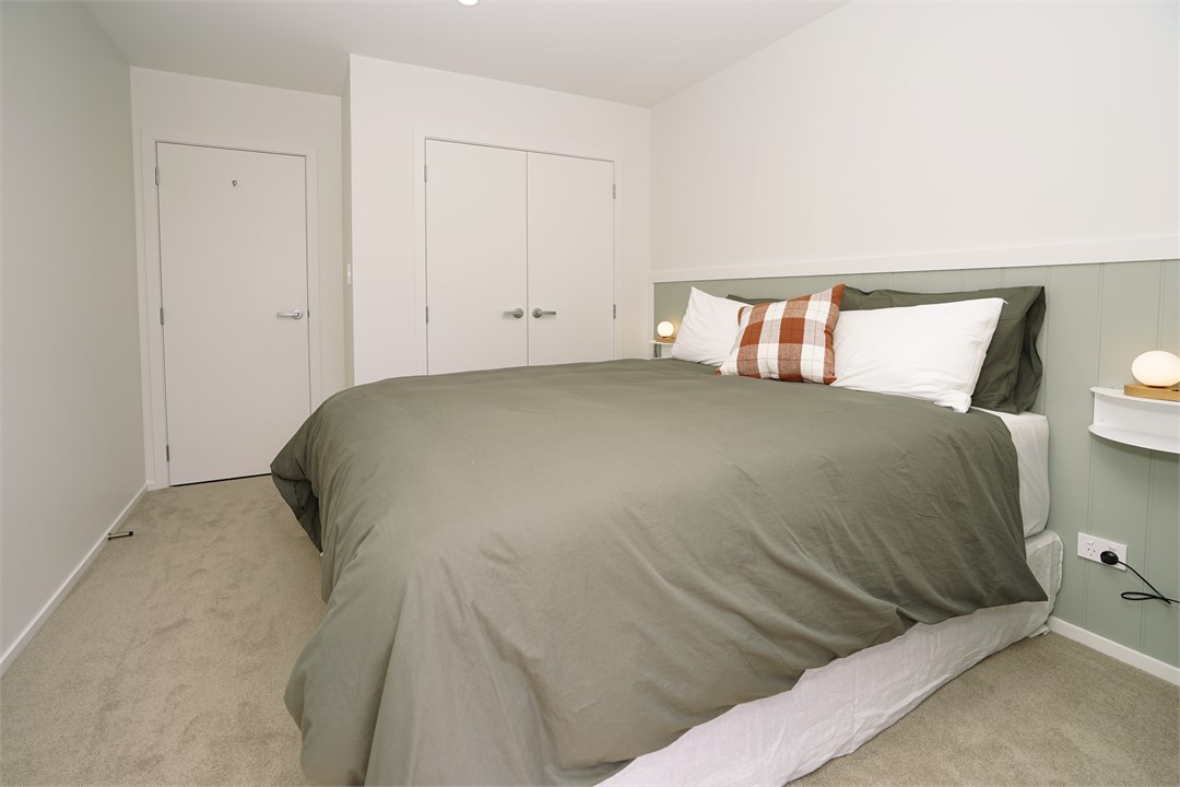 Bedroom 1 has a King sized bed