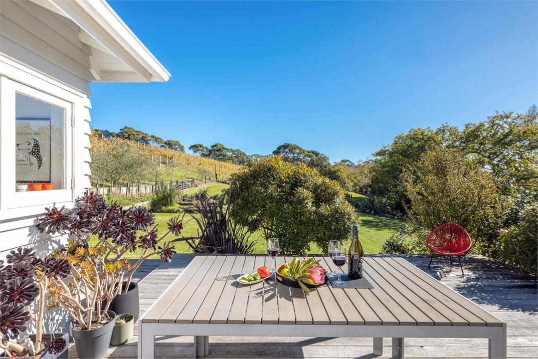 Alfresco dining area