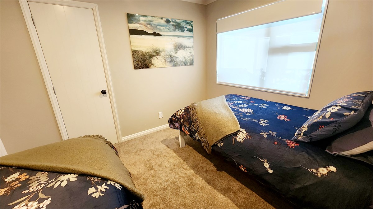 Third bedroom with king single and single bed