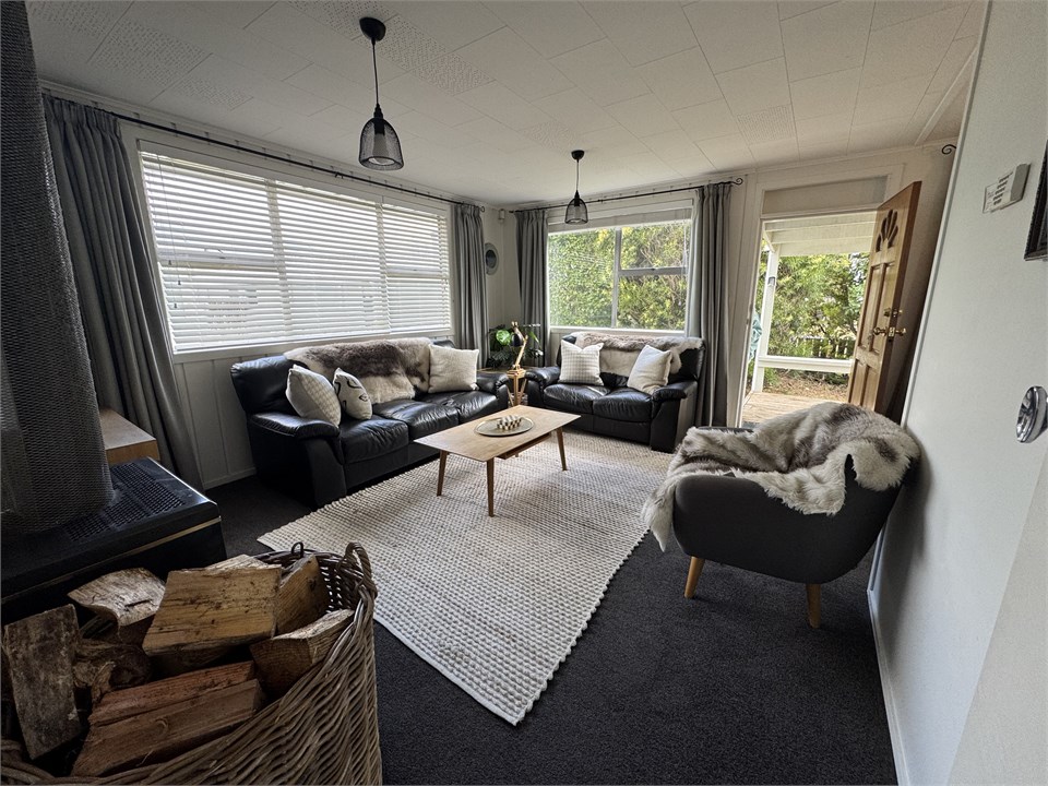 Lounge opens to deck