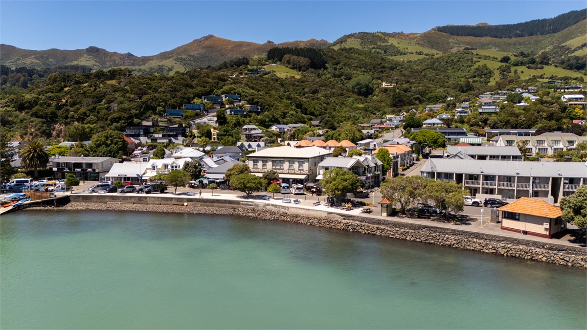 From the water, gaze back at the harbour’s edge