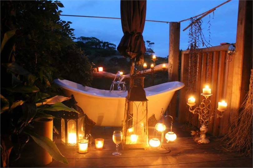 Candlelit bath