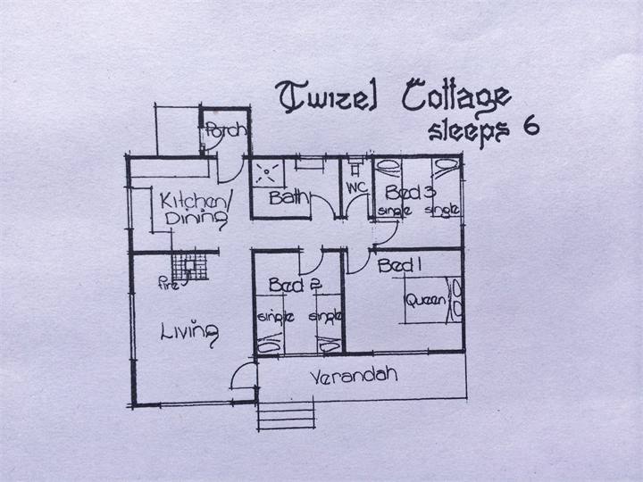 Twizel Cottage Floor Plan