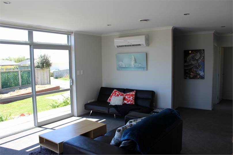 Lounge, with new heat pump