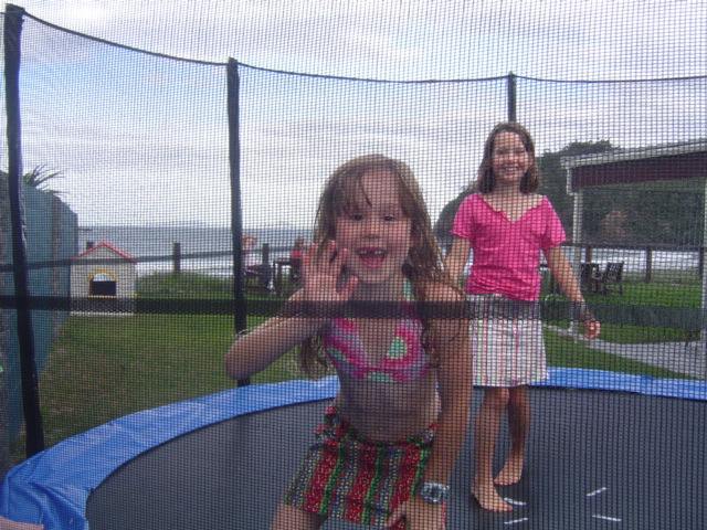 Trampoline for the kids
