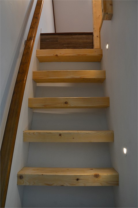 Loft stairs - children must be supervised!
