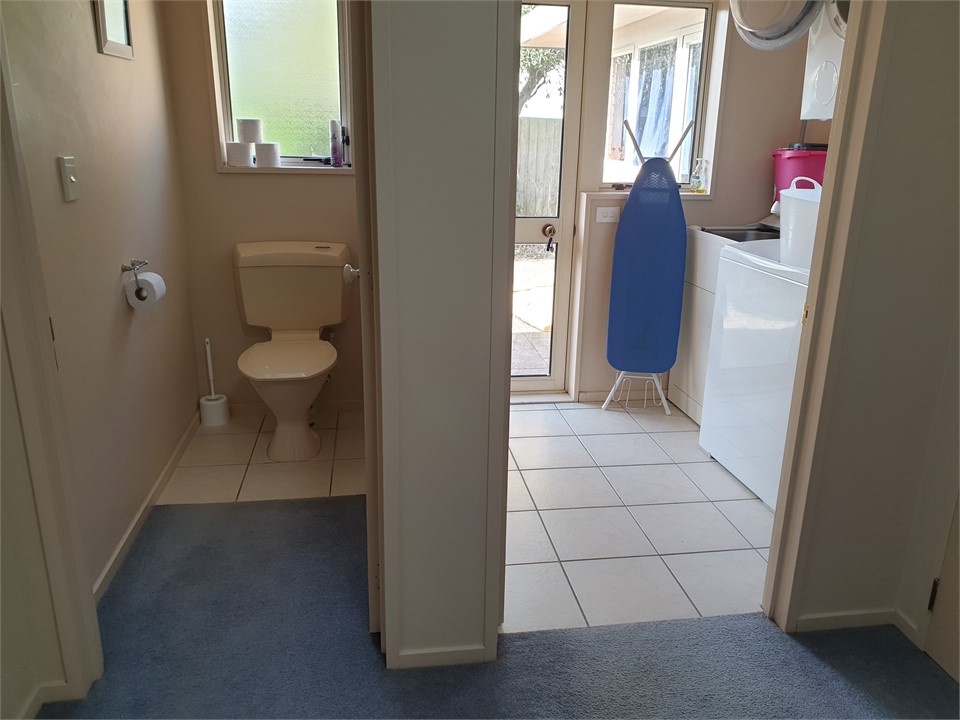 Main toilet and Laundry