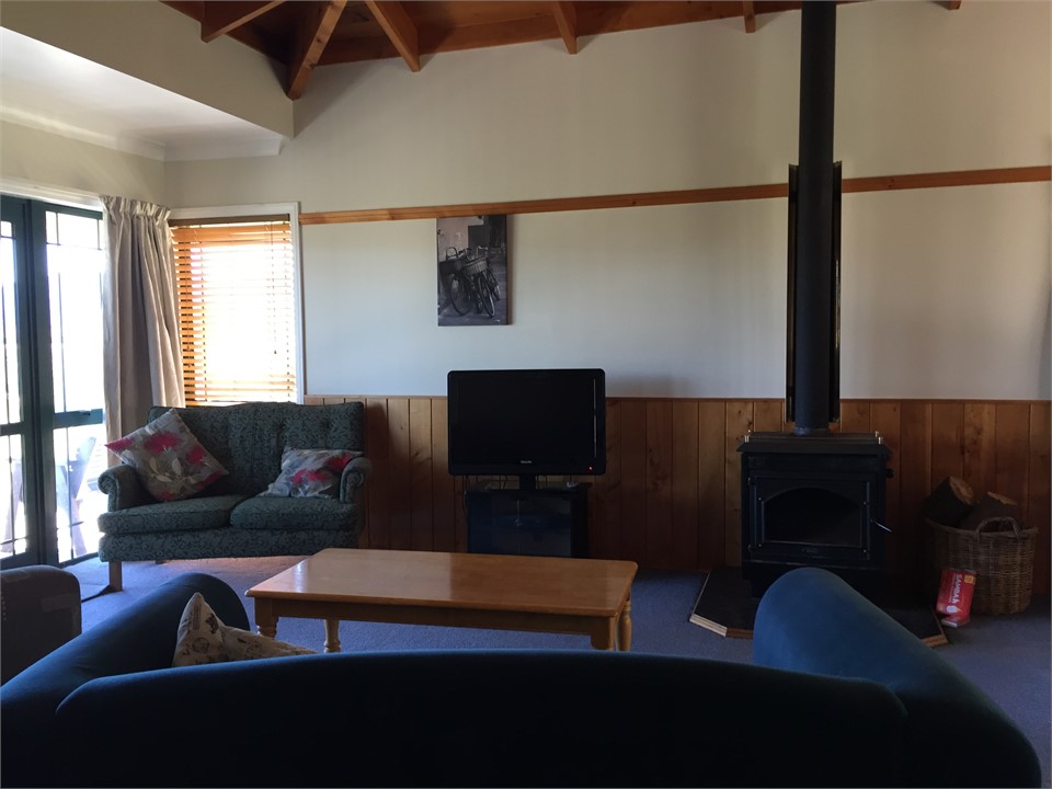 Living room, relax by the log fire in the winter