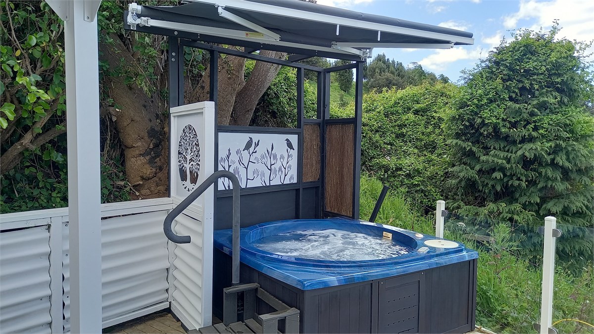 Soothing spa with stunning views