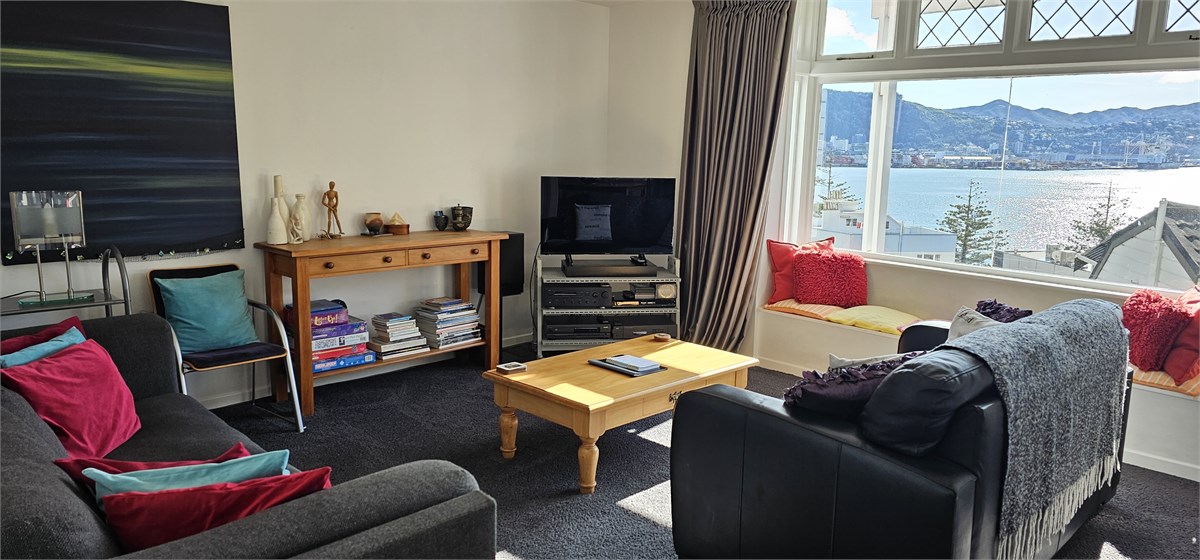Lounge with a view of WN harbour