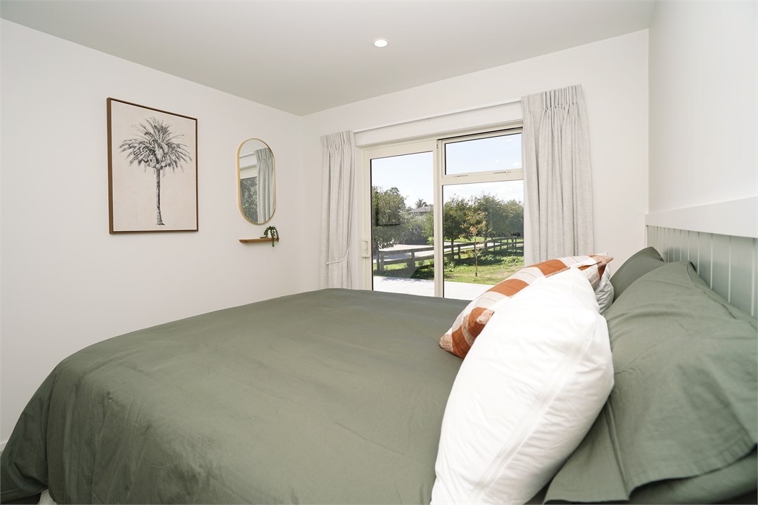 Bedroom 2 has a King sized bed