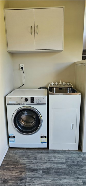 Washing and drying facilities