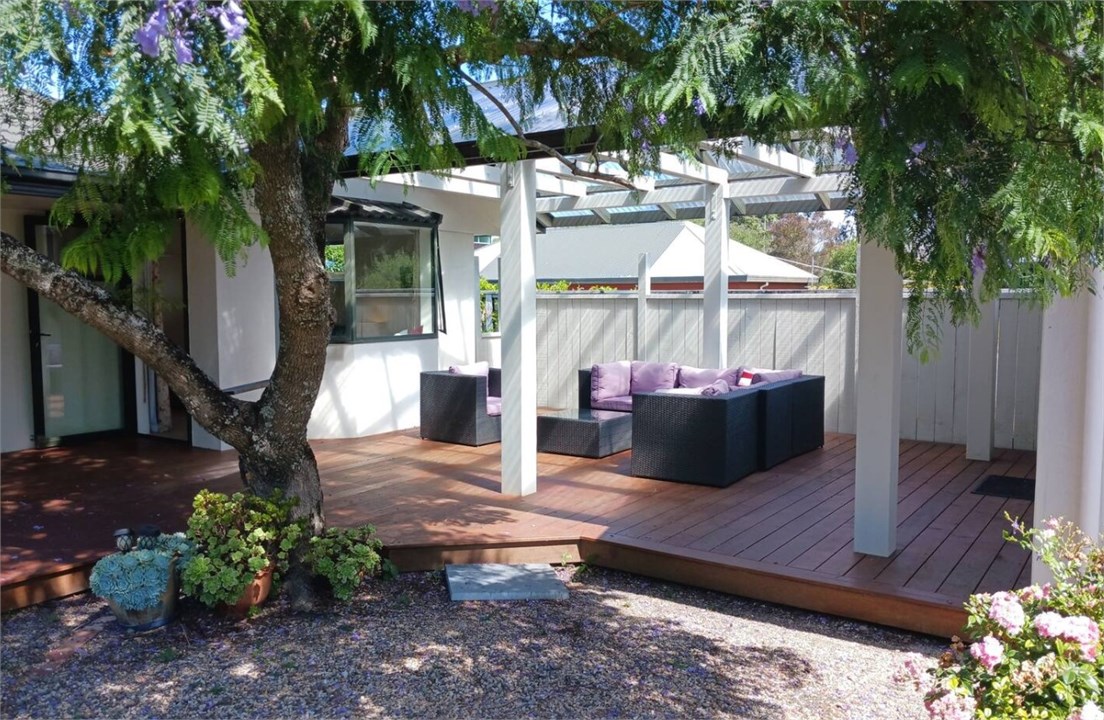 Alfresco dining area
