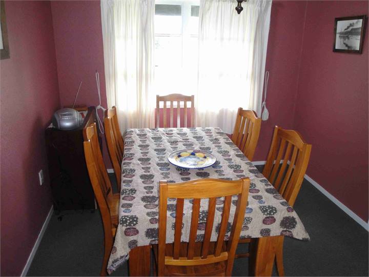 Separate dining area.