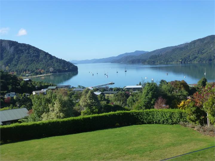 View down the Grove Arm