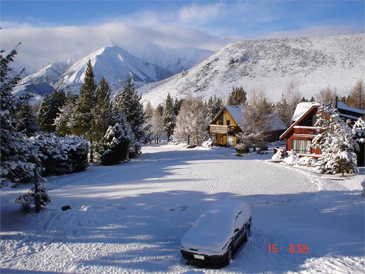 View Slalom Place toward house with Torlesse Range