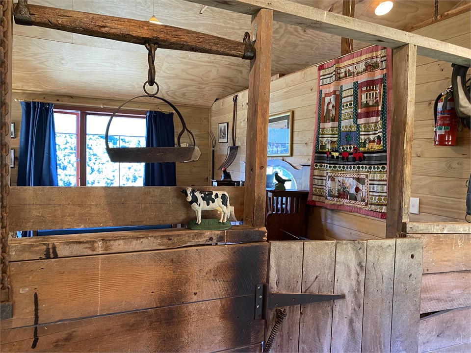 looking into living area