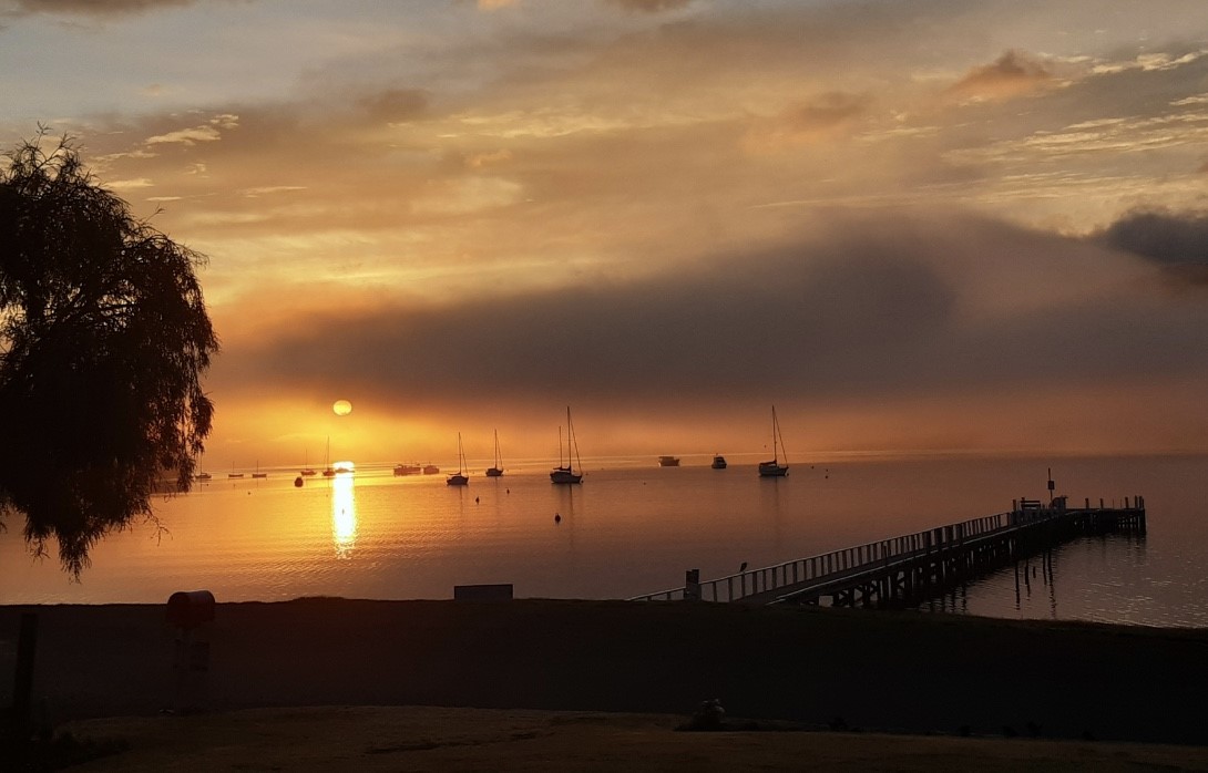 Our sunrises look like sunsets - absolutely magica