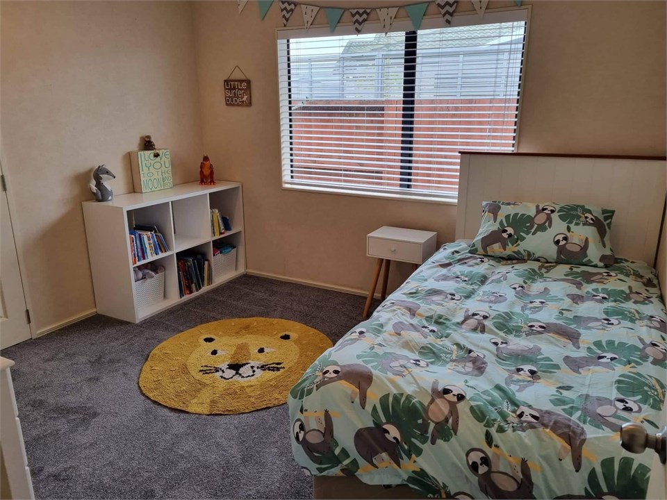 King single bedroom with trundler