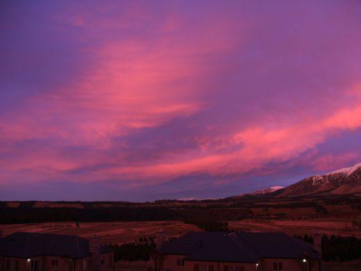 Sunset with your dinner.