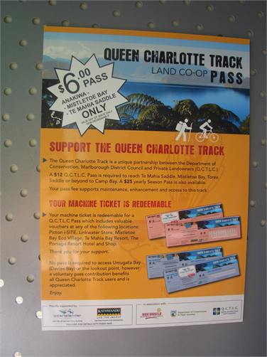 Queen Charlotte Walk - pass required