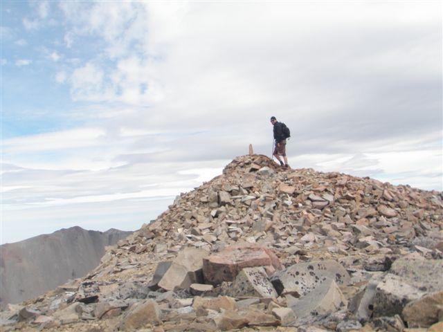 Thomas Cloudesley on Top of Mt Cloudesley