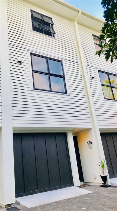 Terrace house back door