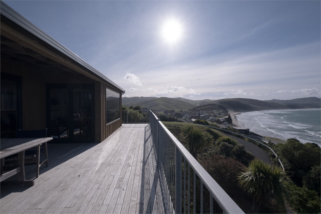 Front deck looking West