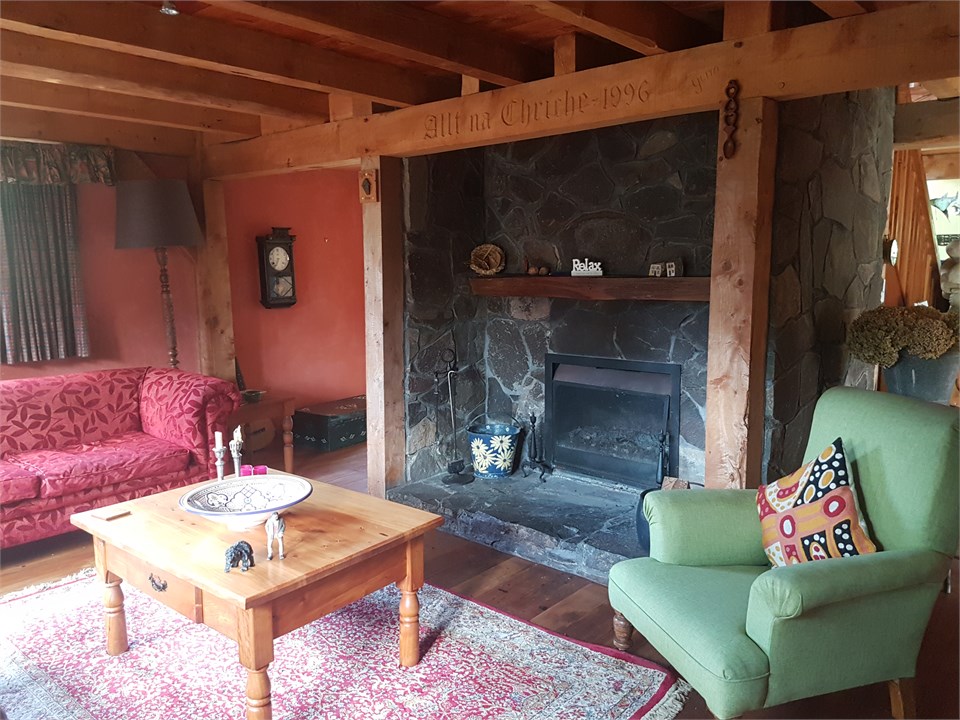 The lounge is reminiscent of a cosy old English pu