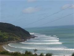 View from upstairs into Shipwreck bay