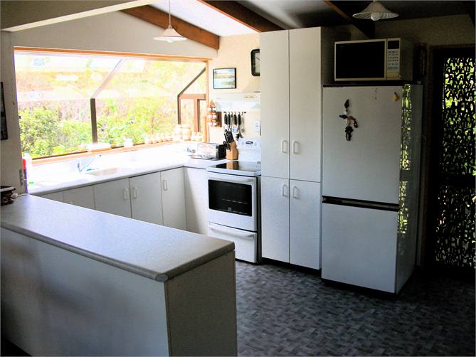 Fully equipped kitchen with  superb views