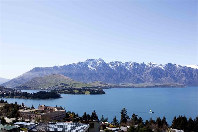 Lake Wakatipu with Remarkables in backround
