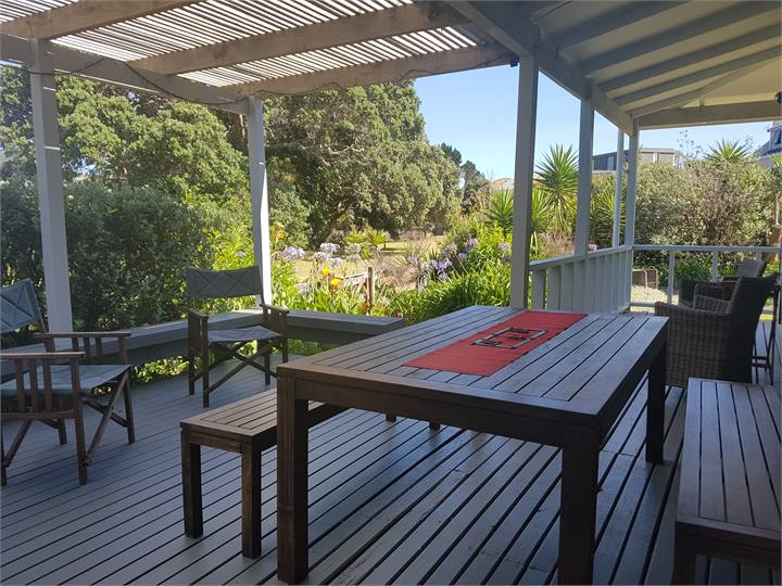 Covered private decks