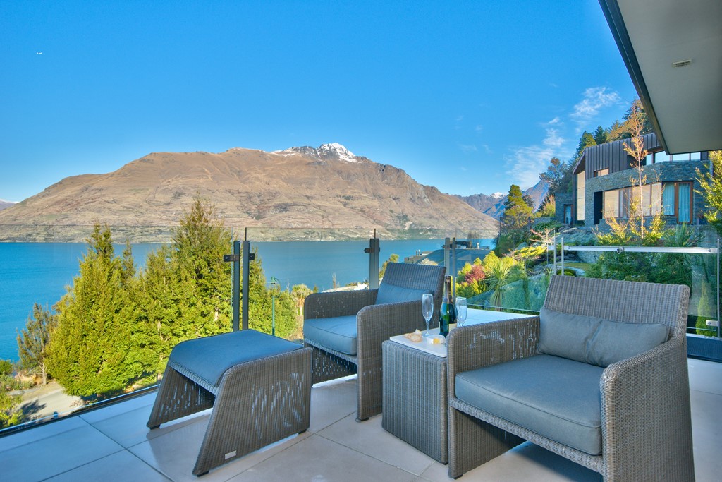 Enjoying the balcony