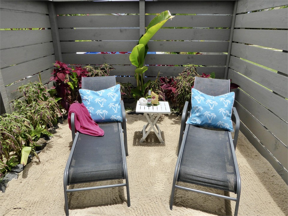 the area really grabs the day sun and it gets hot!