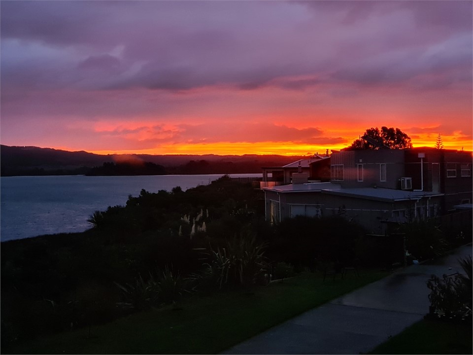 Sunset view from True North