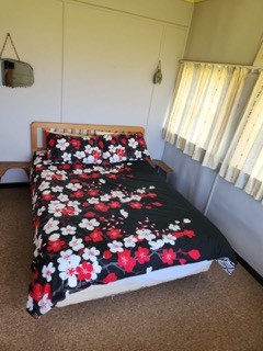 Main bedroom has views over the dunes to the sea