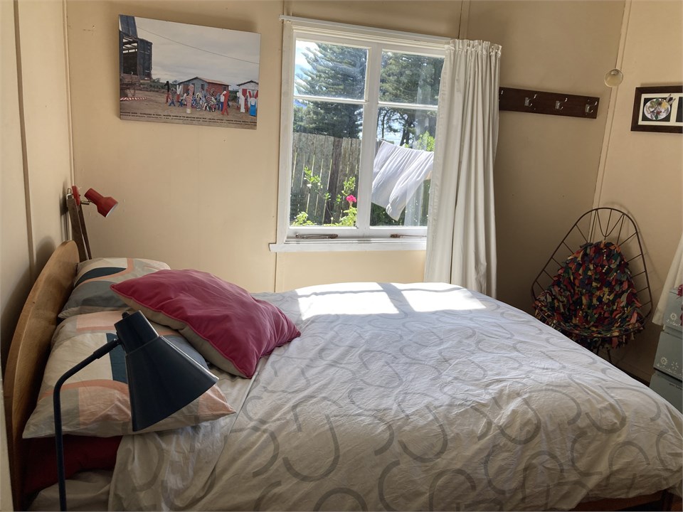 Master bedroom with excellent reading lights