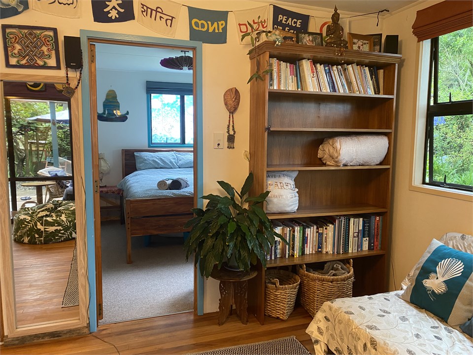 Looking from lounge into Queen bedroom