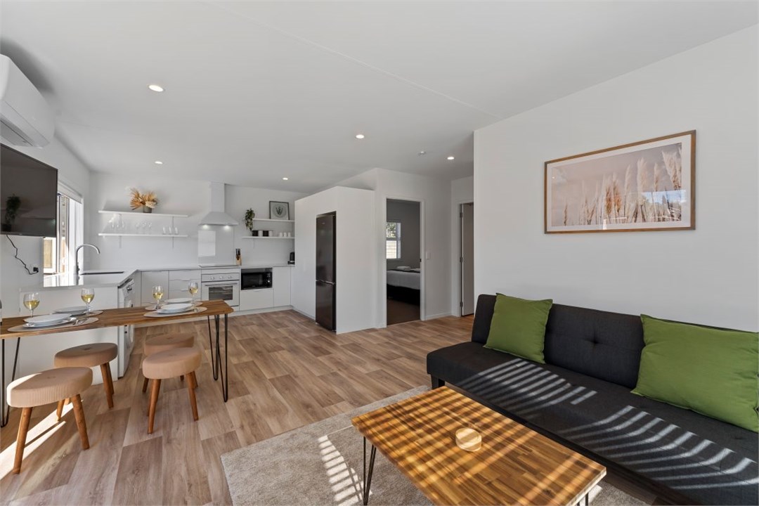 Open plan living area