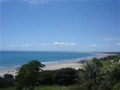 View from upstairs along 90 Mile Beach