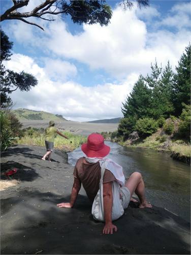 Next to Waiti stream