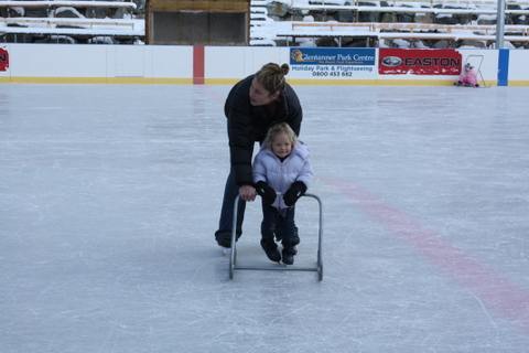 Just Learning! Ice skating