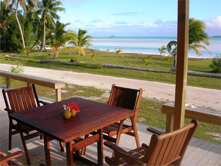 view from front decking