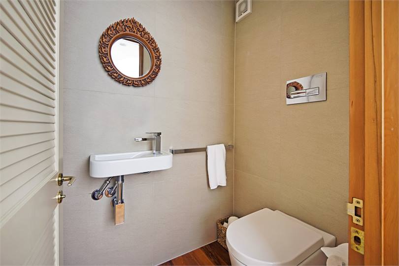 Upstairs Powder room