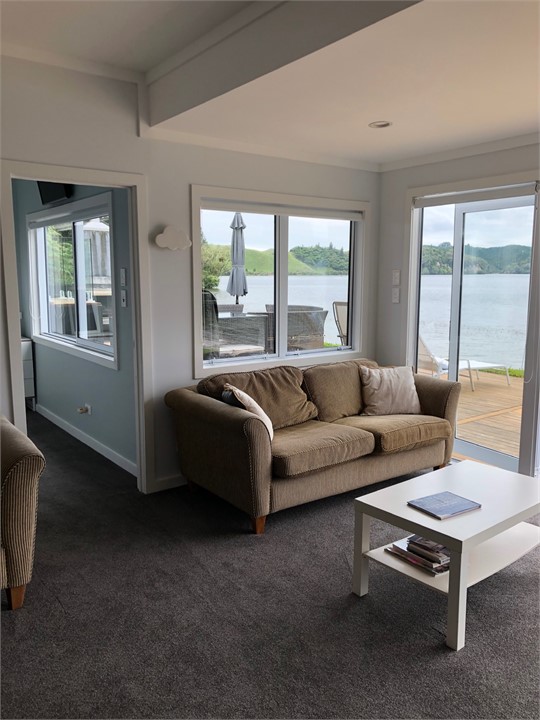 Lounge door to master bedroom main house